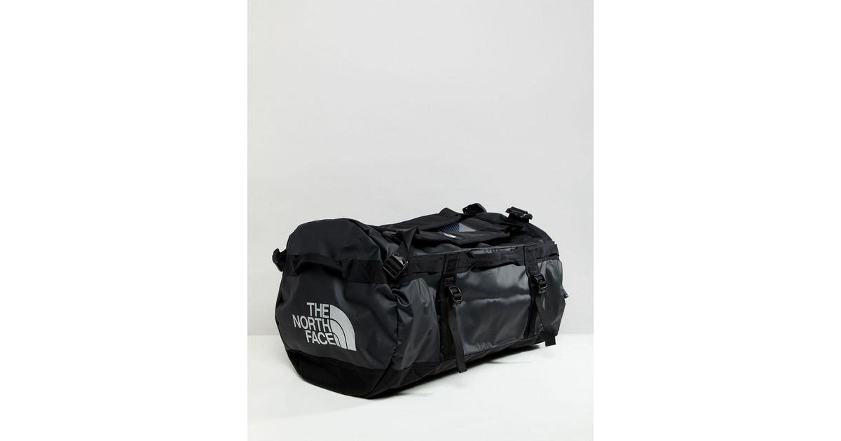 the north face base camp duffel bag small 50 litres in black
