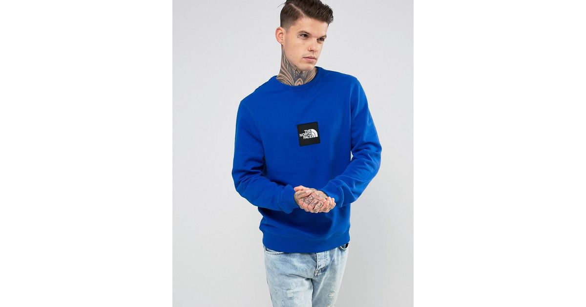 the north face fine crew sweatshirt