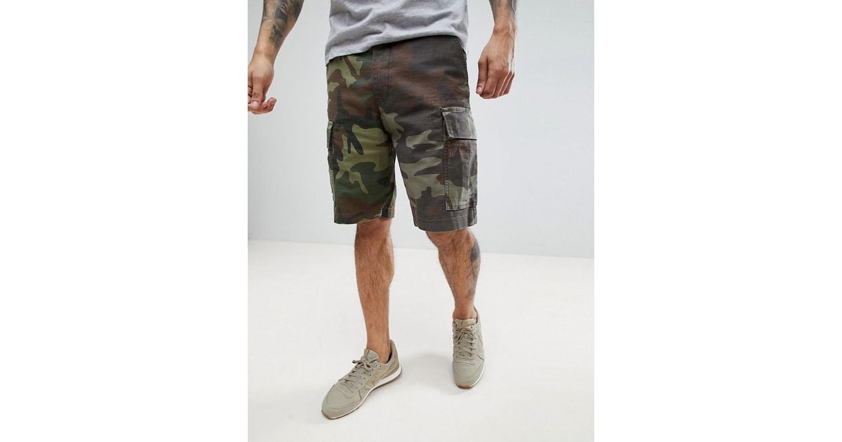 Levi's Levi's Camo Cargo Shorts in Black for Men Lyst UK