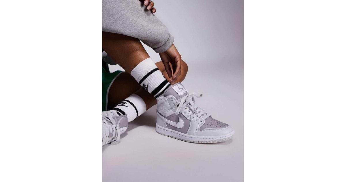 Zapatillas De Deporte Grises Y Blancas Air Mid 365 De Nike de Nike