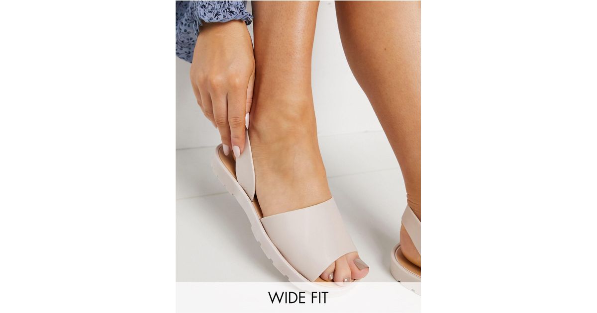 london rebel flat jelly shoes