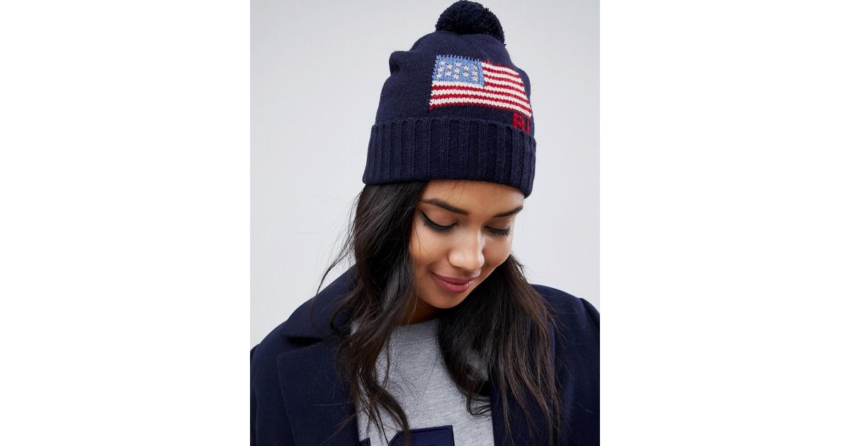 ralph lauren bobble hat