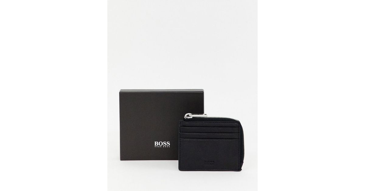 BOSS by HUGO BOSS Leather Black for Men | Lyst