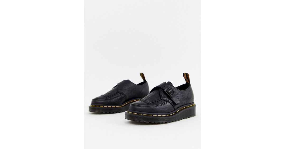 Dr. Martens Chaussures basses 1461 Quad 25567001 Noir • Modivo.fr