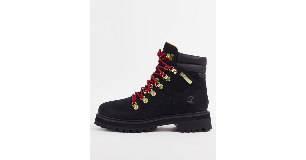 Timberland Rubber Vibram Lux 6 Inch Boots in Black for Men - Lyst