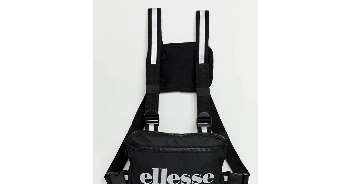 Ellesse Canvas Marsu Front Pouch Bag In 