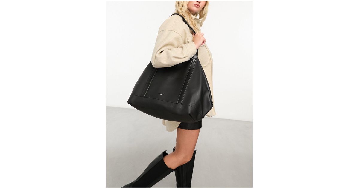 Claudia Canova Slouchy Oversized Tote Bag in Black Lyst