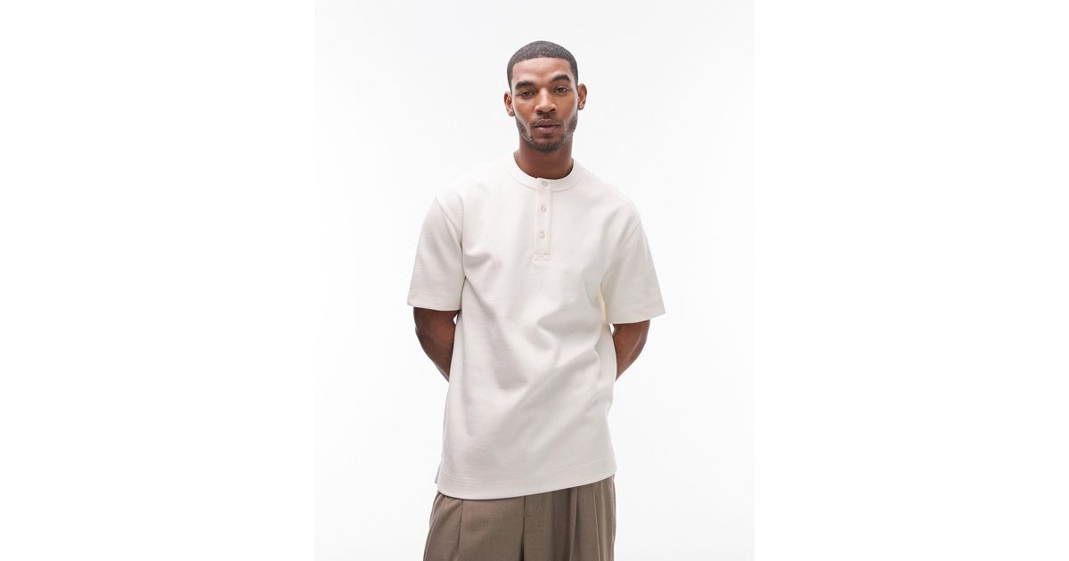 topman white oversized t shirt