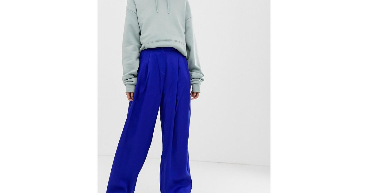 Weekday Denim Wide Leg Pants In Bright 