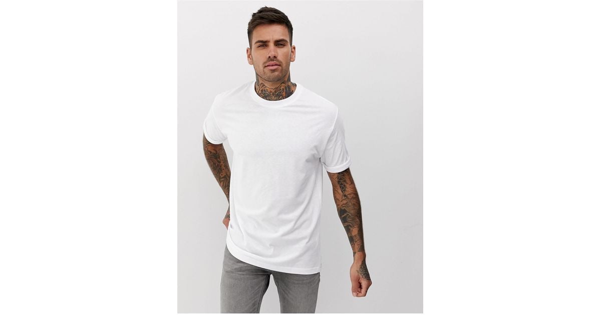 Bershka Join Life Organic Cotton Loose Fit T-shirt in White for Men | Lyst