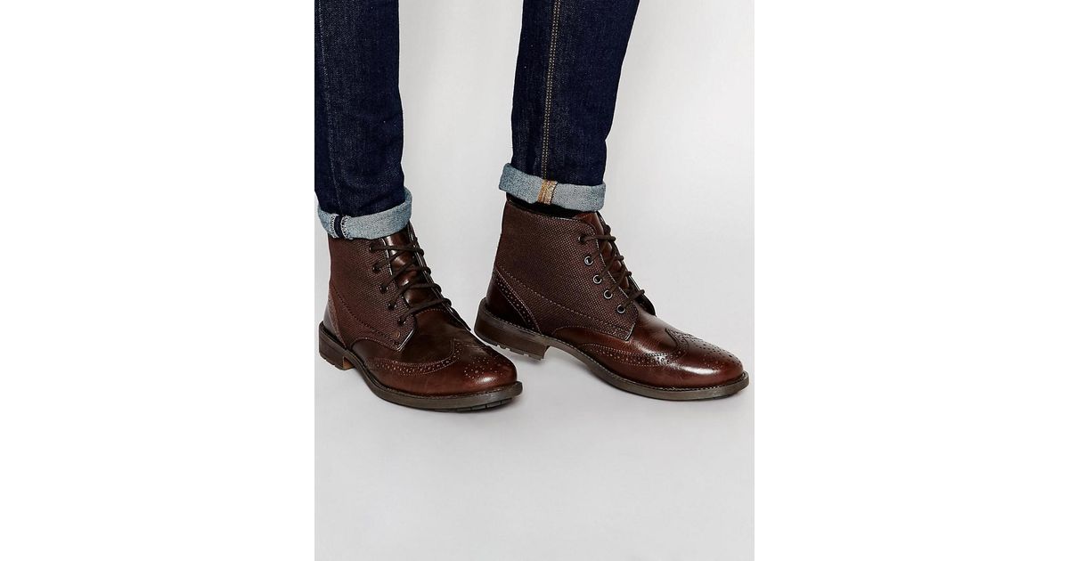 penguin leather boots