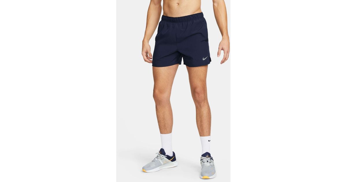 Nike Challenger Dri fit 5 Inch Shorts in Blue for Men Lyst