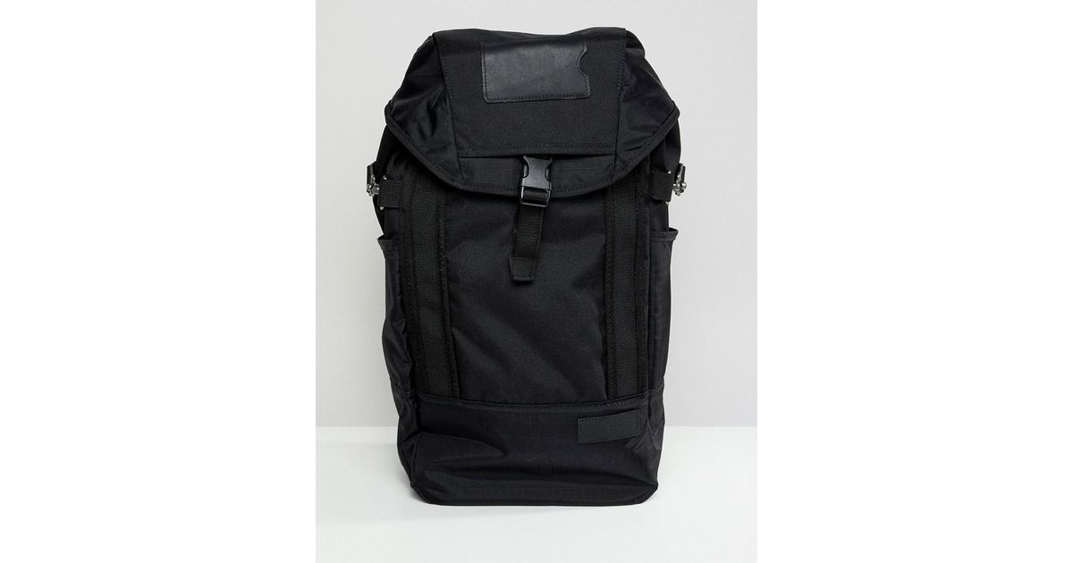 eastpak fluster merge full black backpack