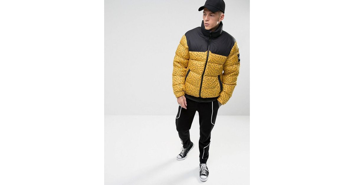 the north face 1992 yellow
