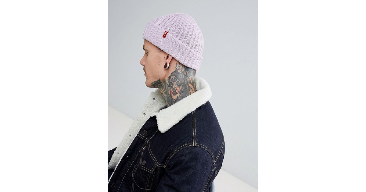 levis fisherman beanie