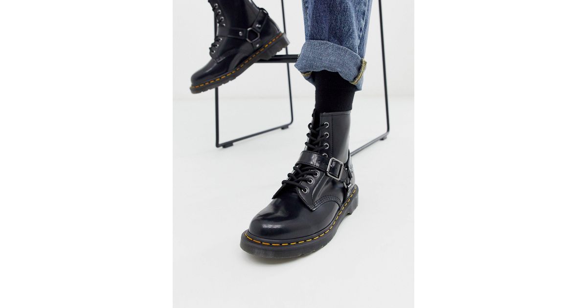 Dr. Martens 1460 - Kisten Met Laarsharnas En 8 Vetergaatjes in het Zwart  voor heren | Lyst NL