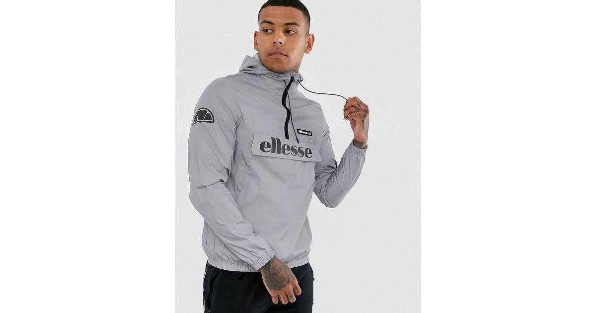 ellesse berto reflective jacket