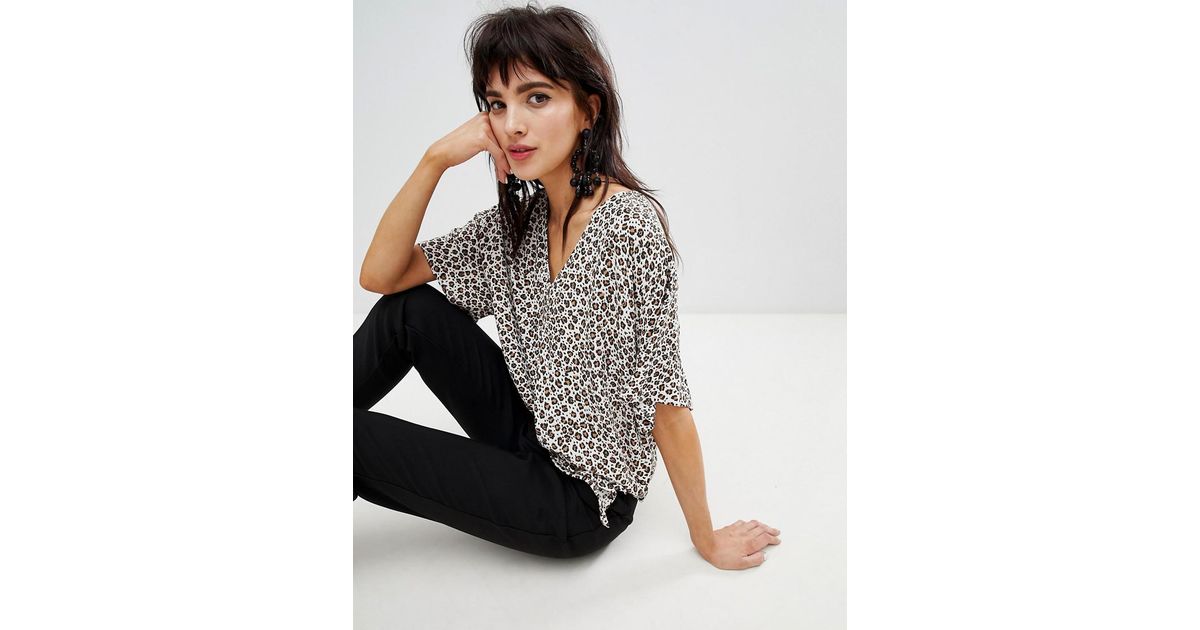 stradivarius leopard sweater