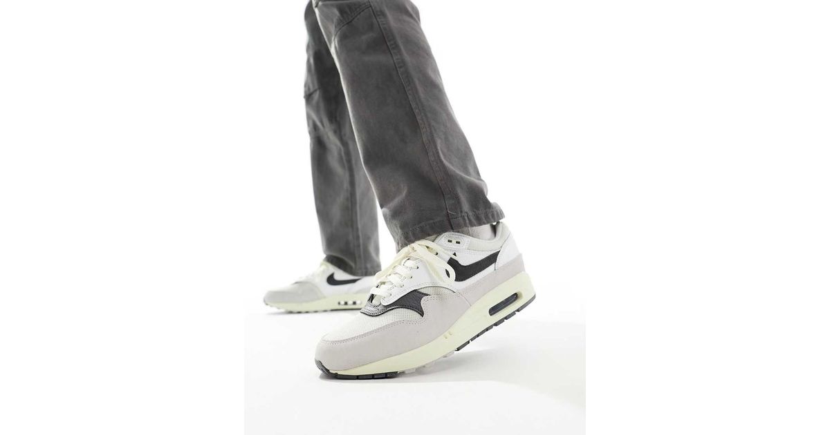 nike air max 1 trainers grey