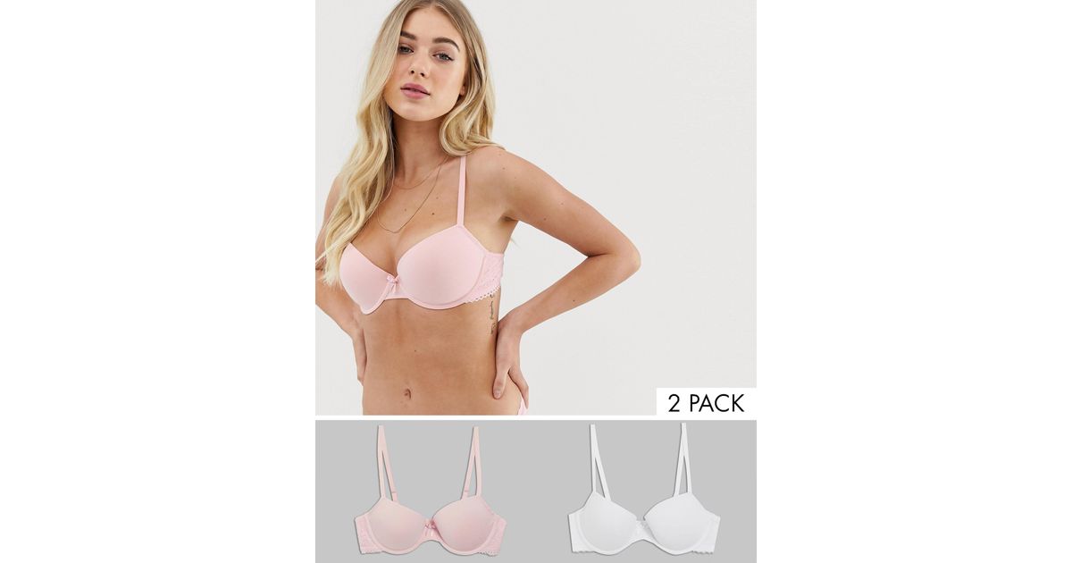 Organic Cotton With Lace T-shirt Bra 