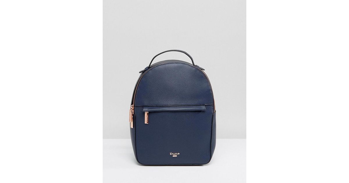 dune navy backpack
