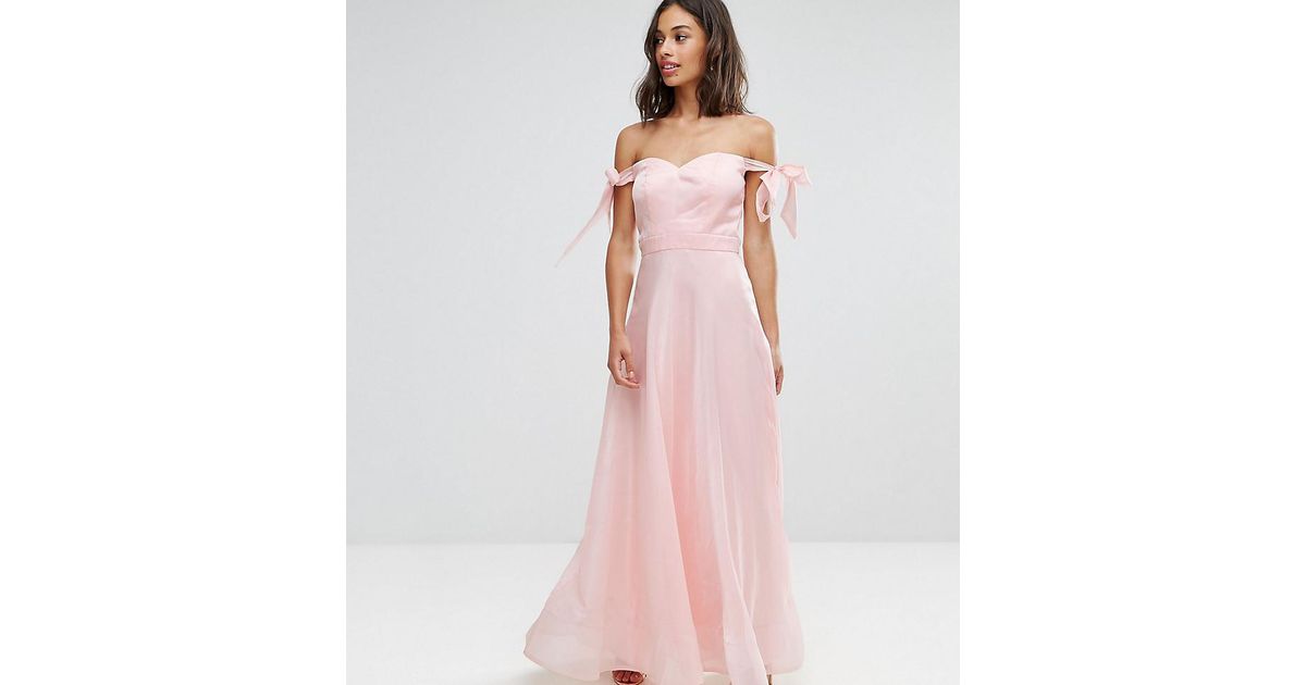 pink floaty dress