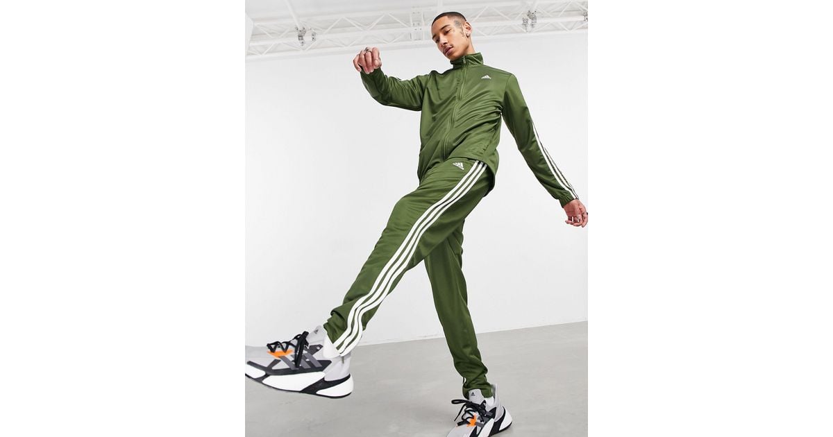 Adidas training - tiro - survêtement à 3 bandes - kaki adidas Originals  pour homme en coloris Vert | Lyst