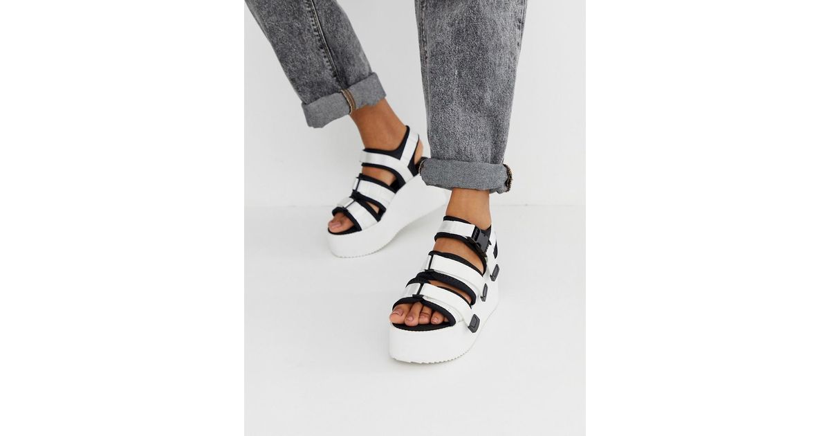 sporty platform sandals