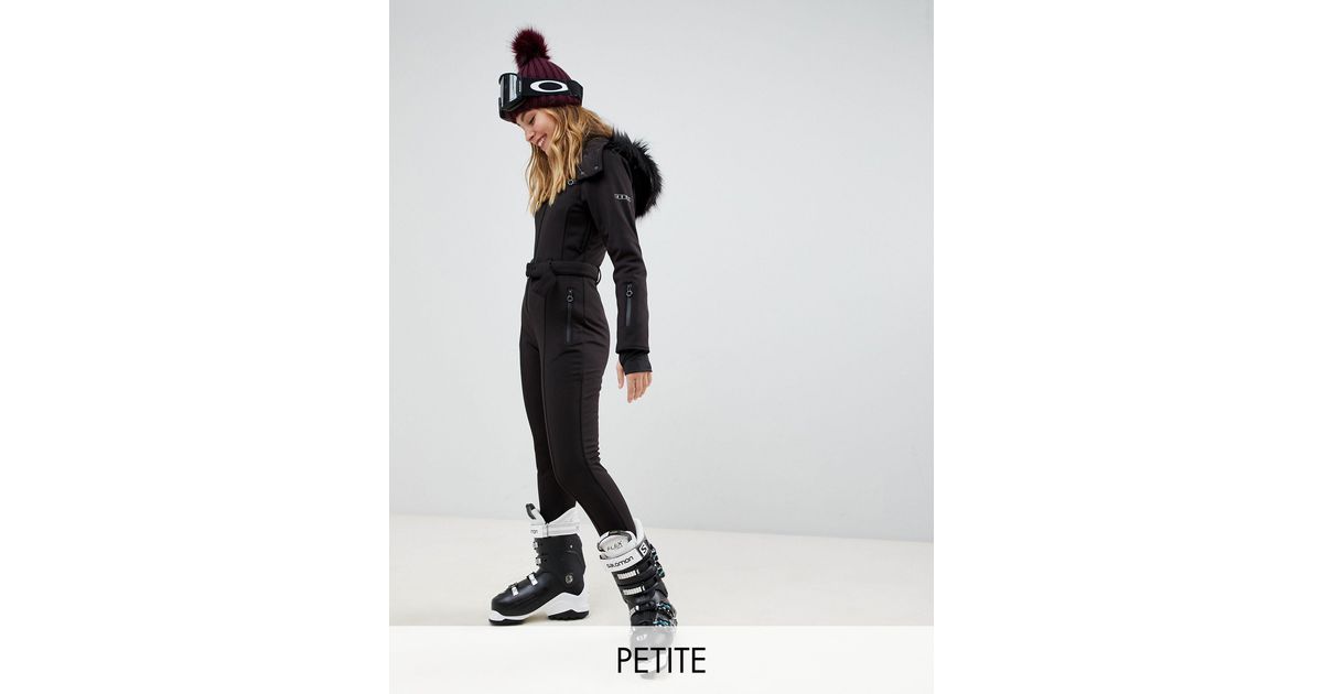Mono de esquí de Petite ASOS 4505 de Tejido sintético de color Negro | Lyst