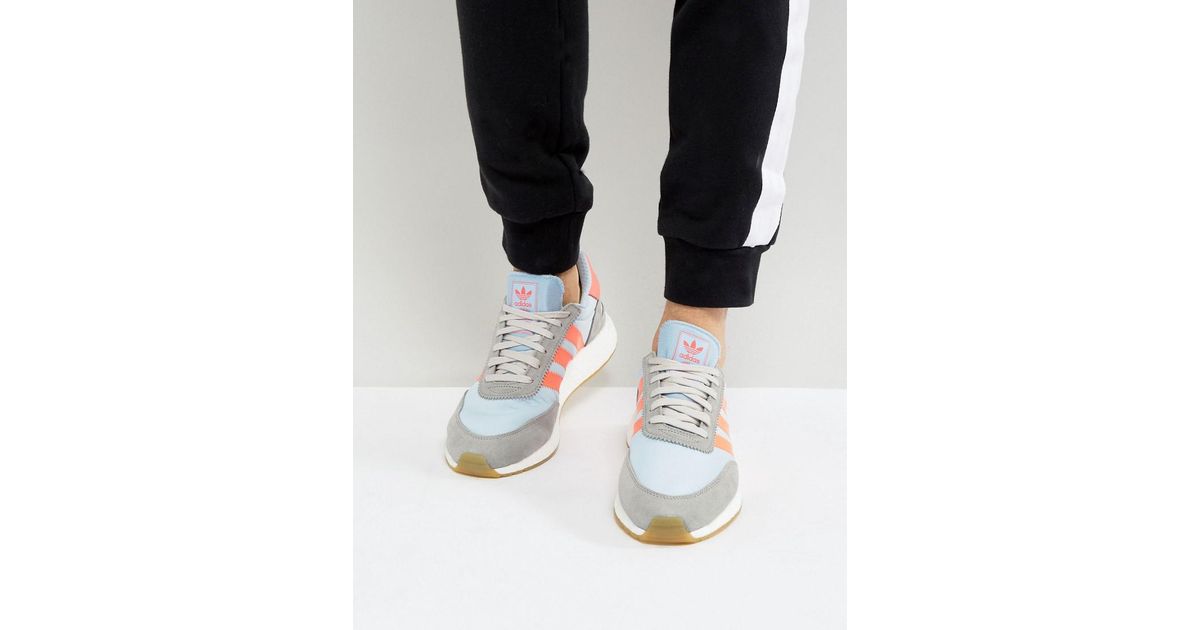 adidas originals iniki runner trainers in grey bb2098