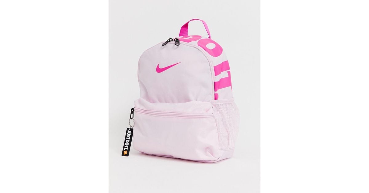 Nike Synthetic Pink Mini Backpack - Lyst