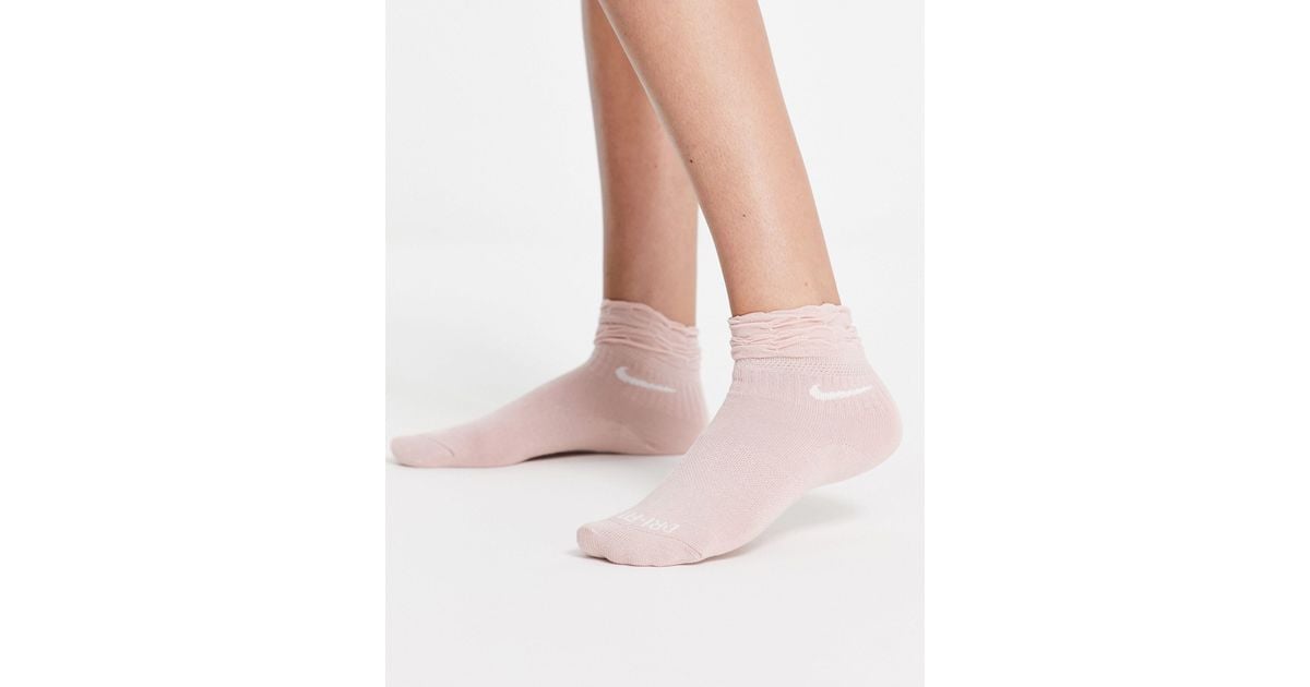frilly nike socks