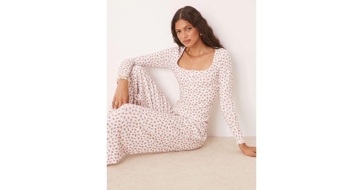 Haut Fornarina En Coton Stretch - Col En V, Manches Longues - Rouge - Taille Unique (regular) - Neuf Avec étiquettes