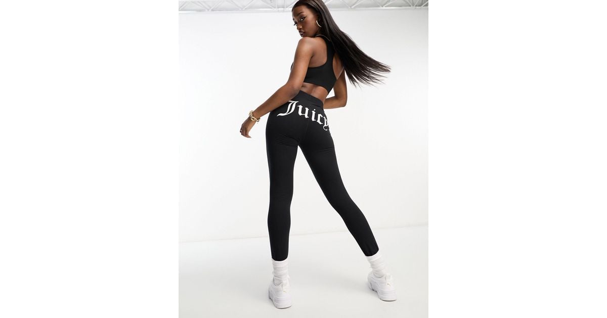 Juicy Couture Co-ord Active leggings in Black