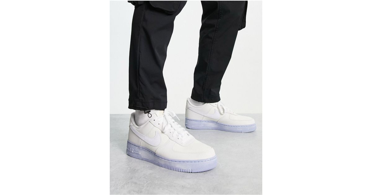 Air force 1 '07 sneakers bianche con suola grigia da Uomo di Nike in Nero Lyst Air force 1 '07 sneakers bianche con suola grigia da Uomo di Nike in Nero Lyst