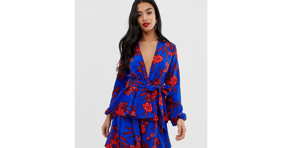 john zack plunge front skater dress