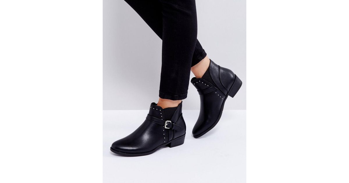 truffle collection flat chelsea boots