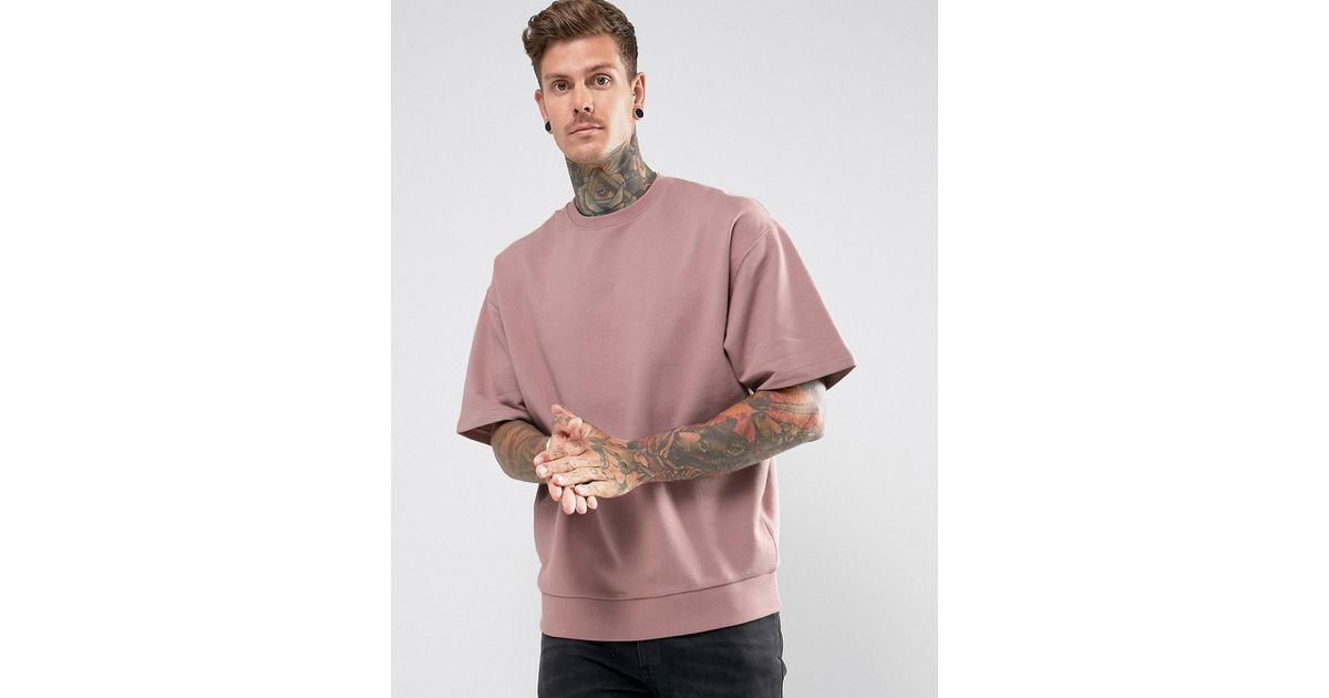 oversized short sleeve hoodie