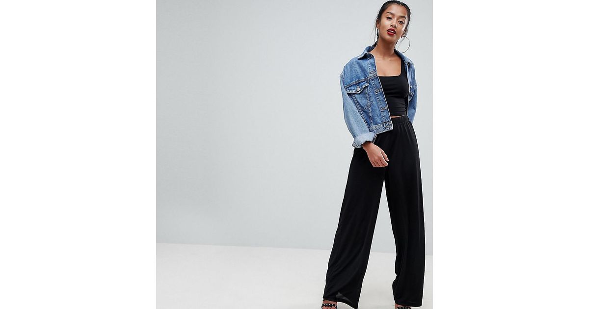 Corps Large Près Asos En Pantalon Coupe Coloris Black Du hQrdCts