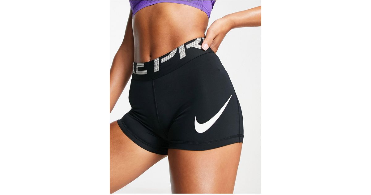 Nike Nike Pro Training Grx 3 Inch Booty Shorts in Black | Lyst UK