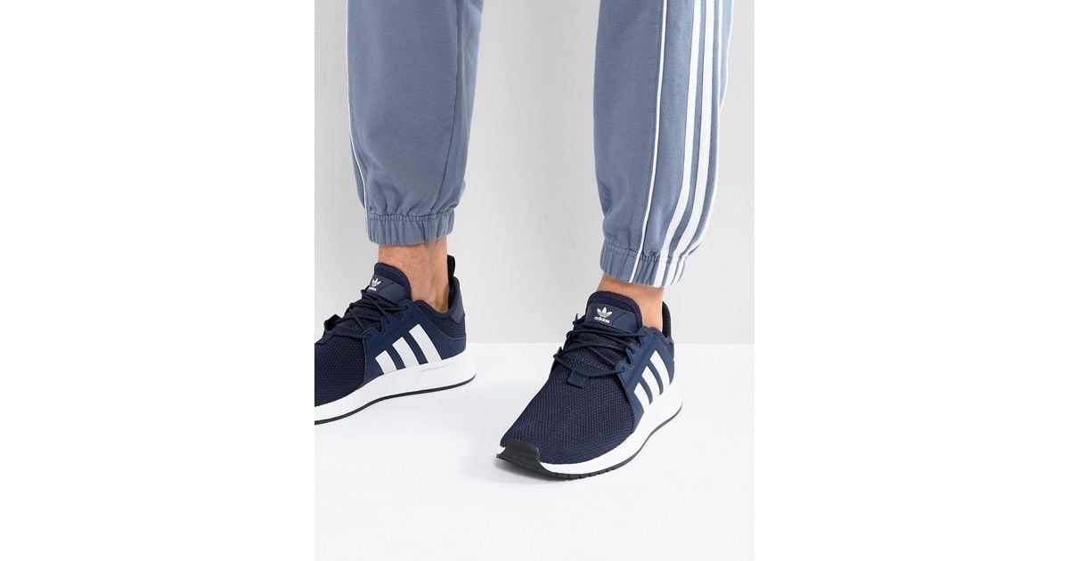 adidas originals x plr sneakers in navy cq2407