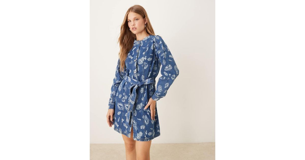 white christmas dresses Blue Denim Pallazzo Jan Jean – Never Fully Dressed main image 1