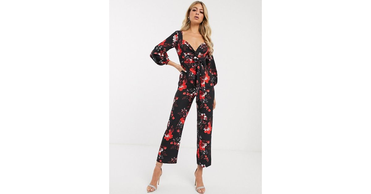 lipsy paisley jumpsuit