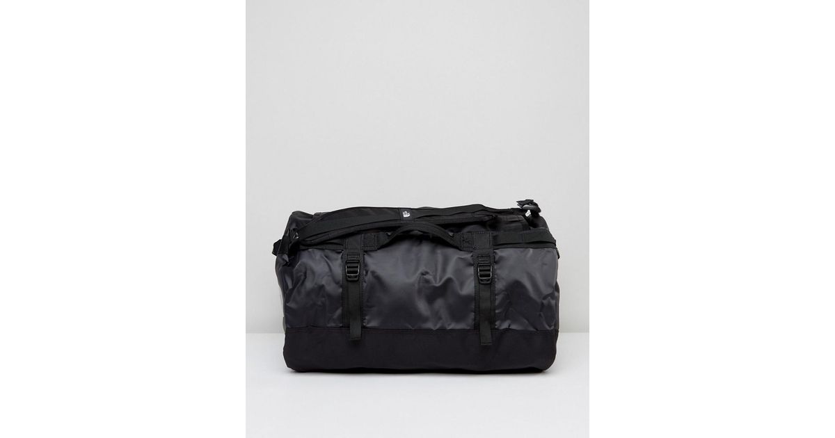 the north face base camp duffel bag small 50 litres in black