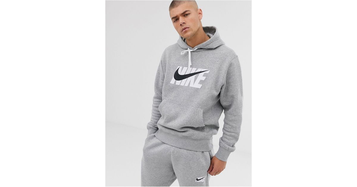 Nike Cotton Tracksuit Set in Grey (Grey) for Men | Lyst Australia