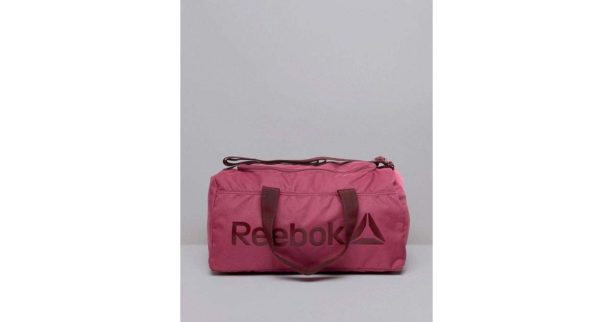 sac de sport reebok argent