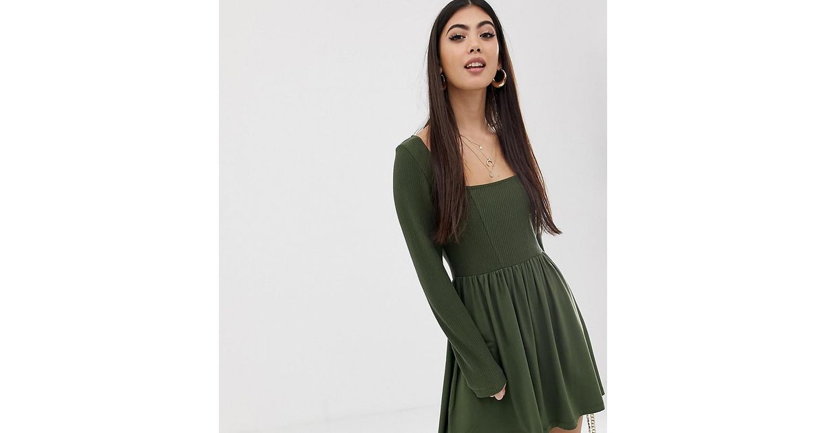 petite skater dress with sleeves