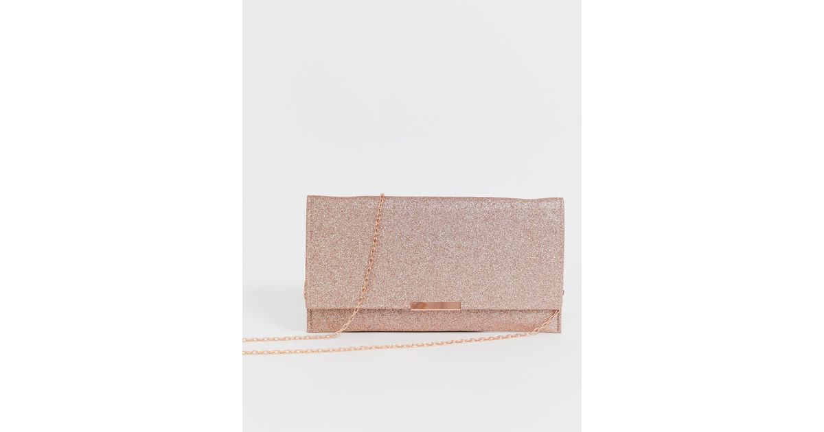 accessorize kelly glitter clutch