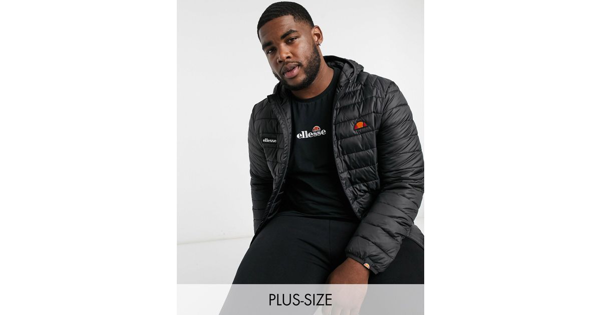 ellesse lombardy jacket black