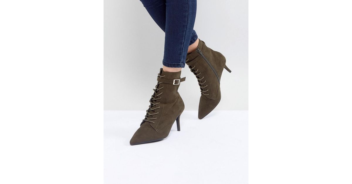 faith lace up ankle boots